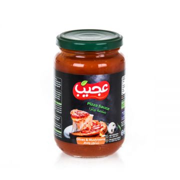 Ajeeb Pizza Sauce Olive Mushroom 360gm