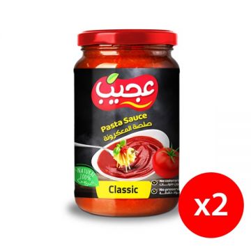 Ajeeb Pasta Sauce Plain 2x360gm