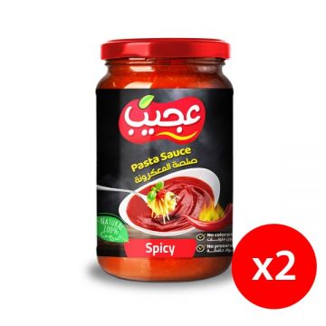 Ajeeb Pasta Sauce Spicy 2x360gm