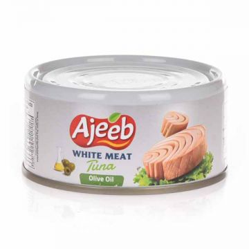 Ajeeb White Meat Tuna In Olive Oil 170gm