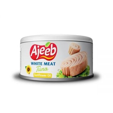 Ajeeb White Meat Tuna Sunflower Oil 170gm