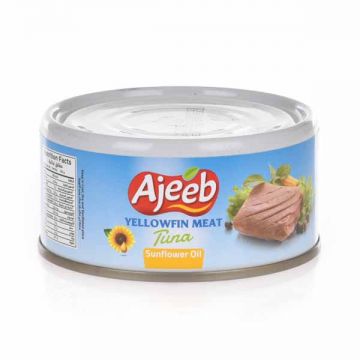 Ajeeb Yellowfin Tuna Sunflower Oil 170gm