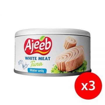 Ajeeb White Meat Tuna In Water 3x170gm