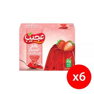 Ajeeb Jelly With Strawberry 6x85gm