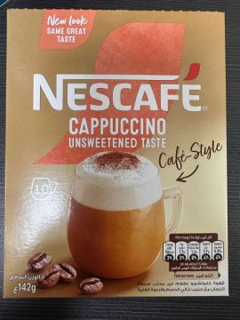 Nescafe Cappucino Unsweet Cafe Style 14.2gm