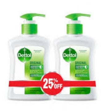 Dettol Handwash Original 2x200ml @spl