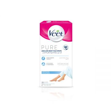 Veet Leg & Body Wax Strips 20 Pcs