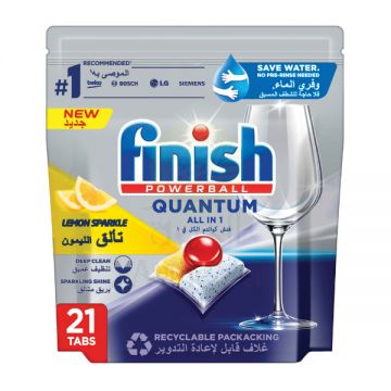 Finish Dishwash Tablet Lemon 21s