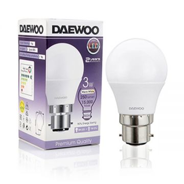 Daewoo Led Bulb 3w Warm White