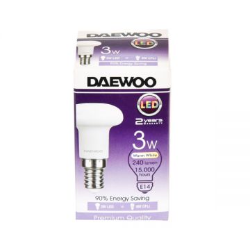 Daewoo Led Bulb 3w E14 Warm Whit