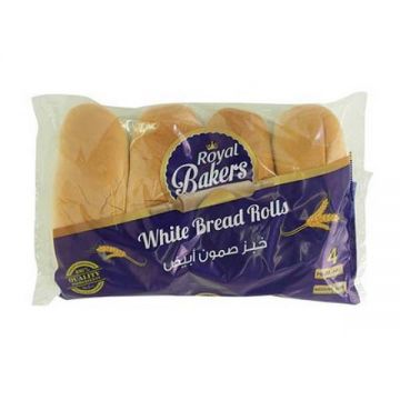 Royal Bakers Bread Roll White Large