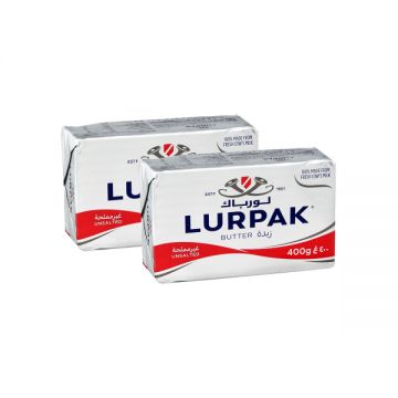 Lurpak Butter Unsalted 400gm Pack Of 2