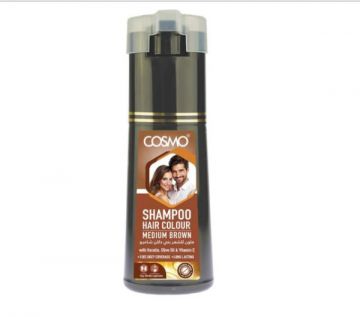 Cosmo Hair Color Shampoo Medium Brown 180ml