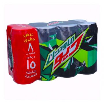 Mountain Dew Soft Drink 8x295ml