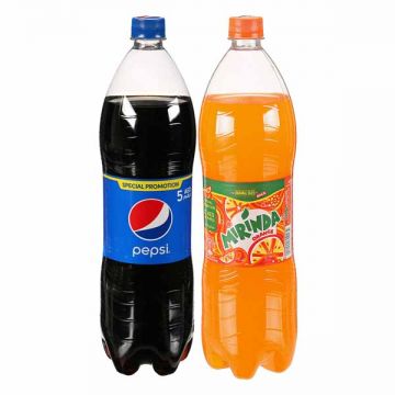 Pepsi+mirinda Soft Drink 2x1.5ltr