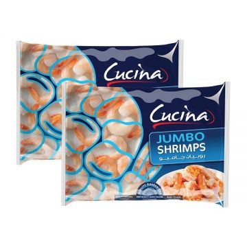 Cucina Frozen Extra Large Shrimps 1+1x800gm