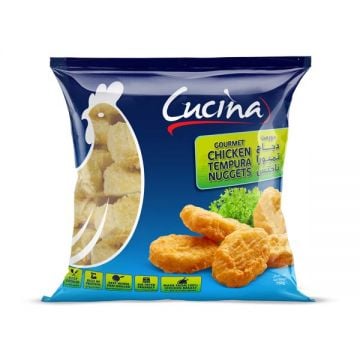 Cucina Frozen Chicken Tempura Nuggets 750gm