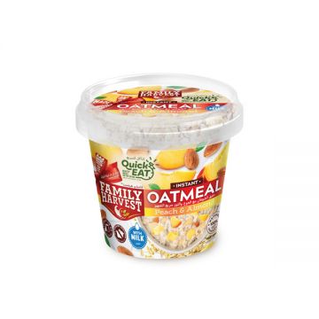 Family Harvest Instant Oatmeal With Peach & Almond 55gm