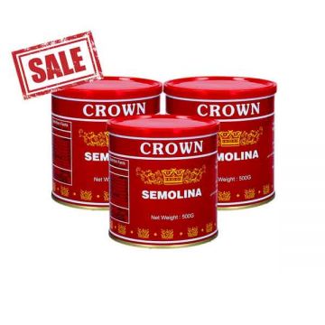 Crown Semolina 3x500gm