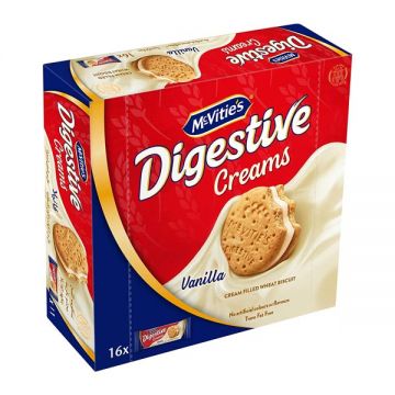 Mc Vities Digestive Creams Vanilla 16x40gm