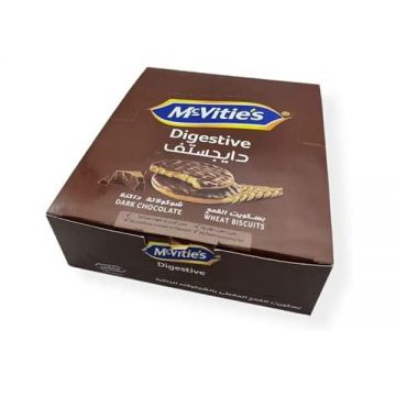 Mc Vities Digestive Milk Dark Chocolate Cookies 12x33.3gm @spl