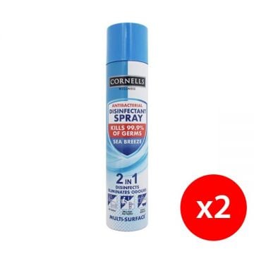 Cornells Disinfectant Spray Sea Breeze 2x300ml