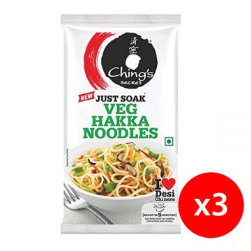 Ching Ching Vegetable Hakka Noodles 2+1x140gm