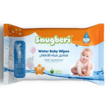 Snugberi Water Baby Wipes 3x60s@sp