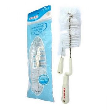 Bebecom Milton Nylon Bottle Brush+Nipple Brush