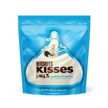 Hersheys Chocolate Kisses Cookies N Creme 100gm