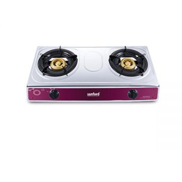 Sanford Stainless Steel Gas Stove 2 Burner