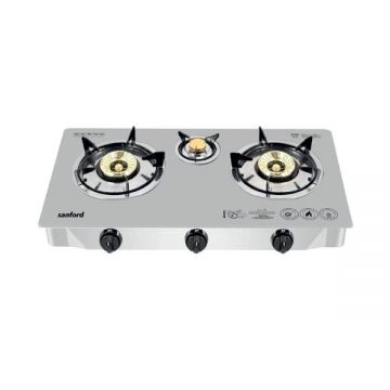 Sanford Glass Gas Satove 3 Burner -sf5364gc A