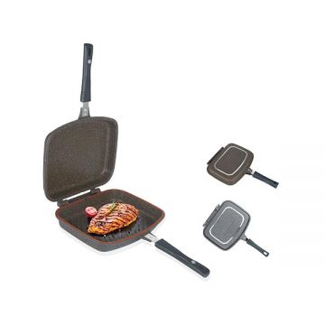 Sanford Double Grill Pan Brown