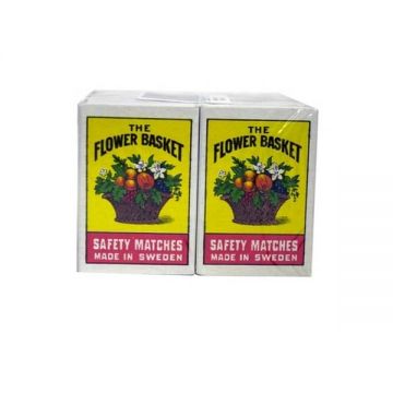 Flower Basket Safety Match Box Small 10
