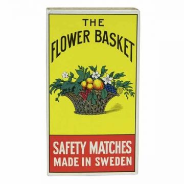 Flower Basket Safety Match Box