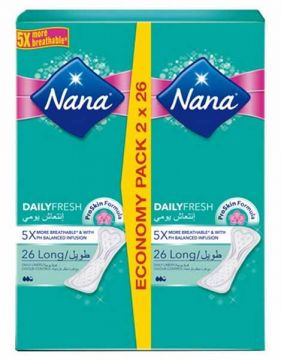 Nana Pantyliner Long Eco 2X26