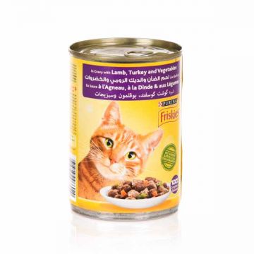 Friskies Cat Food Lamb Turkey&vegetable 400gm