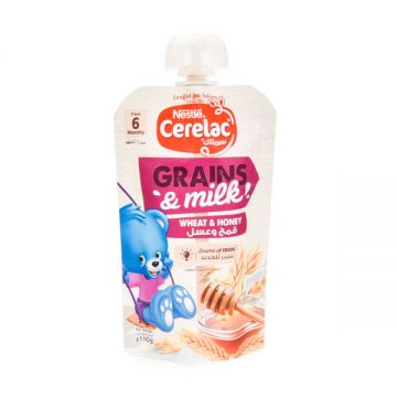 Nestle Cerelac Pap Honey Wheat 110gm