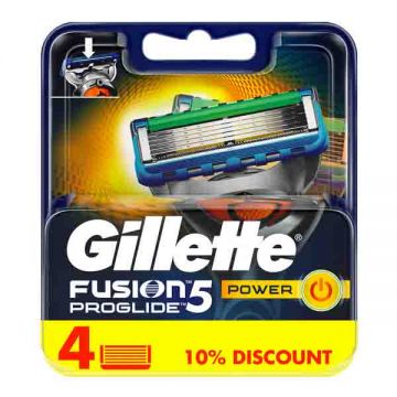 Gillette Fusion Pro Glide Power Blade 4S