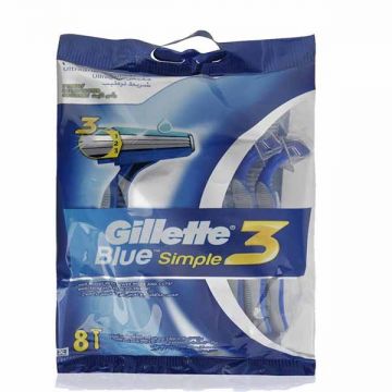 Gillette Blue Simple3 8