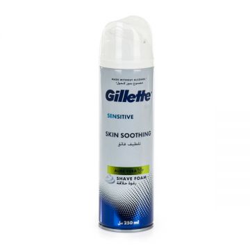 Gillette Sensitive Shaving Foam Soothing 250ml