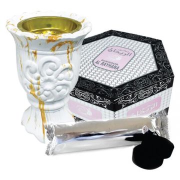 Zamzam Incense Burner+ Bukhoor +coal Torch