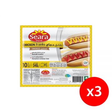 Seara Chicken Franks 3x340gm