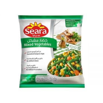 Seara Frozen Mixed Vegetable 4 Way Cut 800 Gm