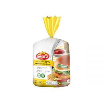 Seara Frozen Un-breaded Chicken Burger Jumbo 1000 Gm