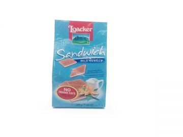 Loacker Milk Vanilla Wafer Bag