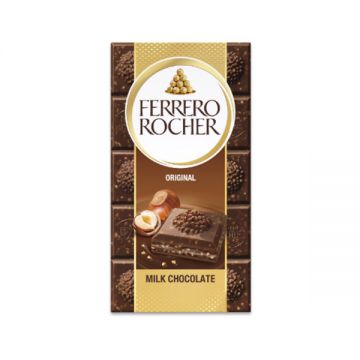 Ferrero Rocher Hazelnut Milk Chocolate 90gm