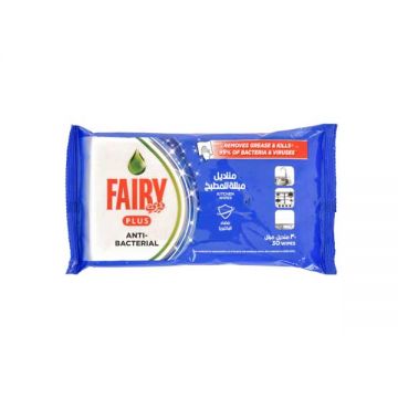 Fairy Wipes Antibacterial 30 Count