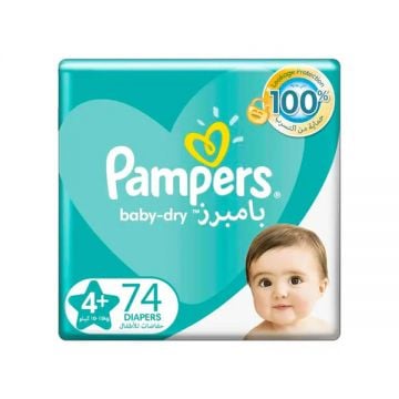 Pampers Mega Pack S4+ 74