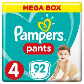 Pampers Pants Diapers Size 4 Maxi 9 14 Kg Mega